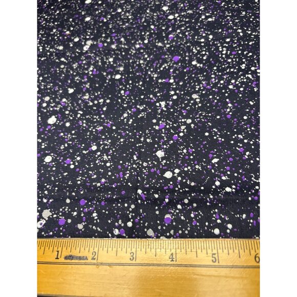 Joann Purple White Splatter Cotton Fabric 24"x44" Crafts Sewing Projects - Picture 8 of 12